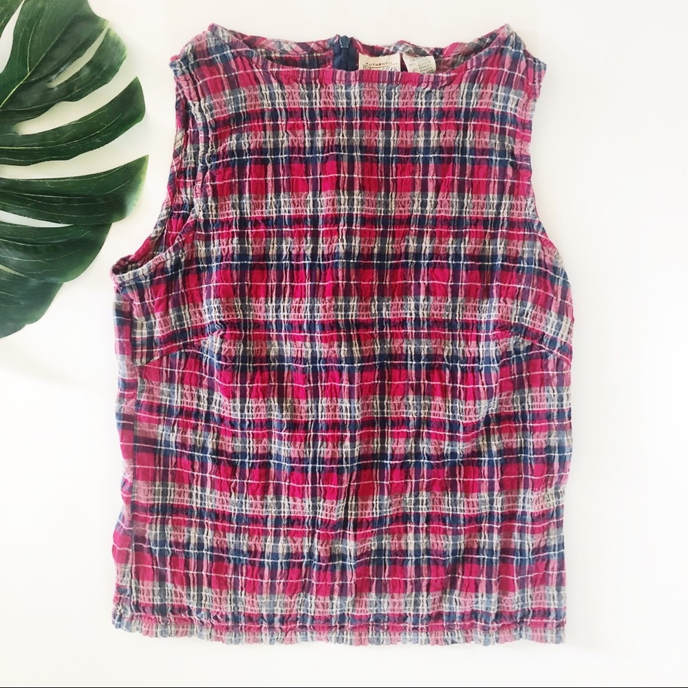 St.Johns Bay plaid tank top